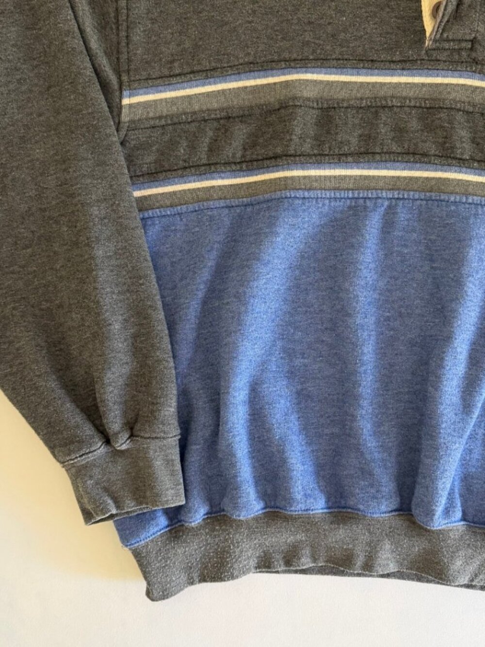 Lee Sport Vintage Polo Henley Pullover Sweater - Picture 5 of 8